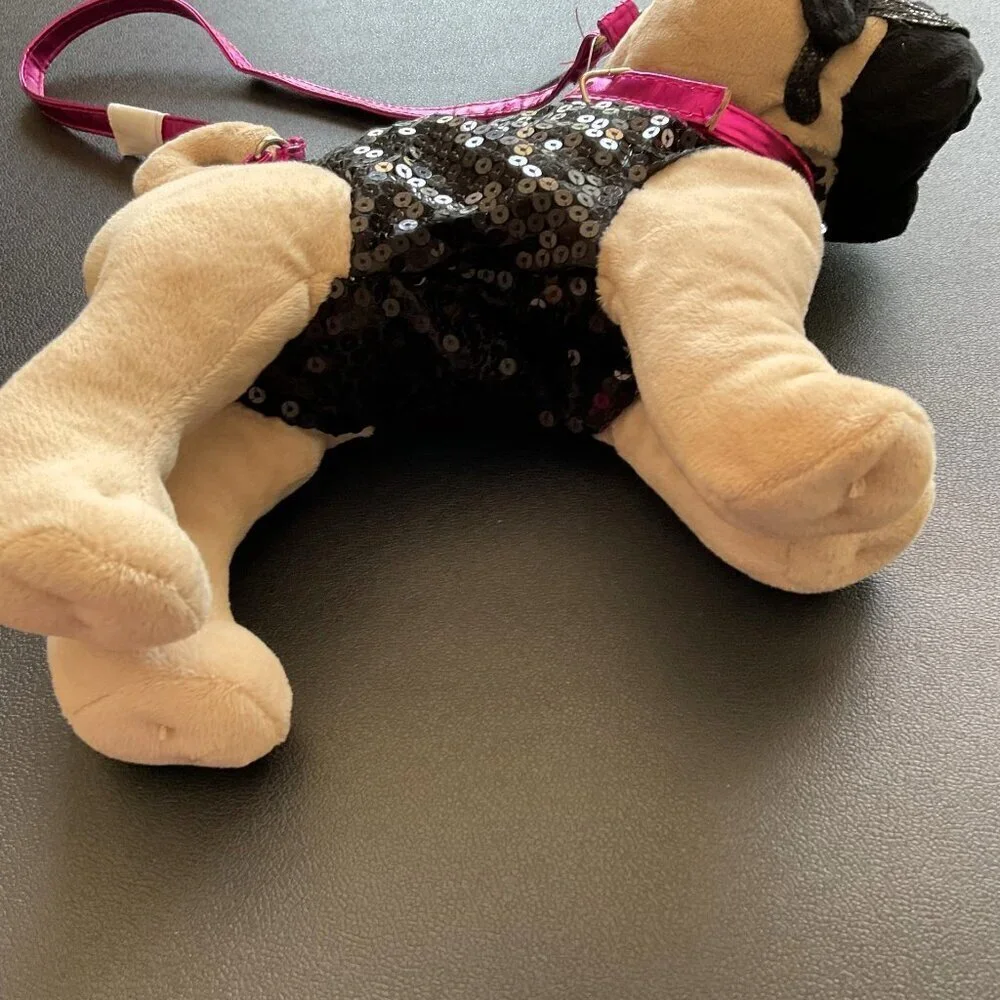 POOCHIE & CO PUG POOCH BLING PURSE